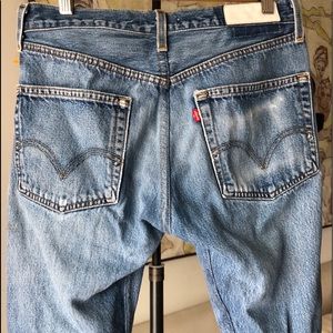RE/DONE x Levi’s ripped blue jeans